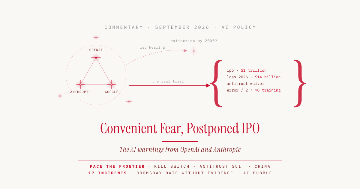 Convenient Fear, Postponed IPO: The AI Warnings from OpenAI and Anthropic