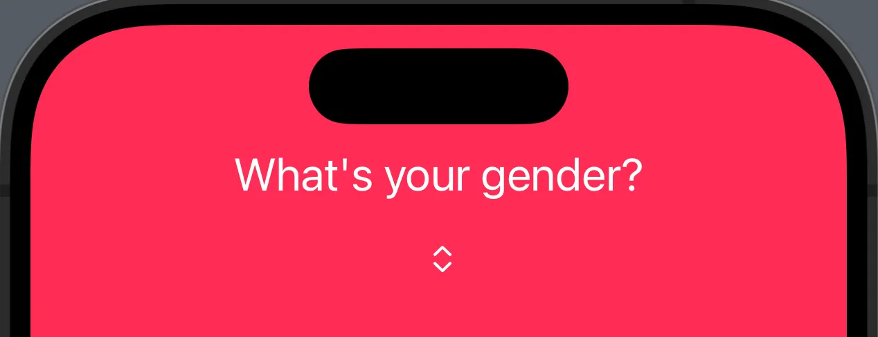 Picker mit inline Style zeigt nur ein Chevron statt dem Label